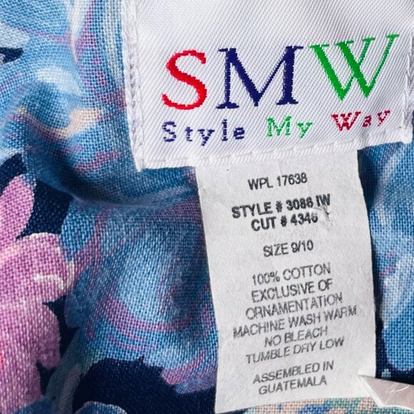 Vintage 80s Womens Floral Granny Cottagecore Sheer Sleeve Dress X-Small / Small - Picture 10 of 13